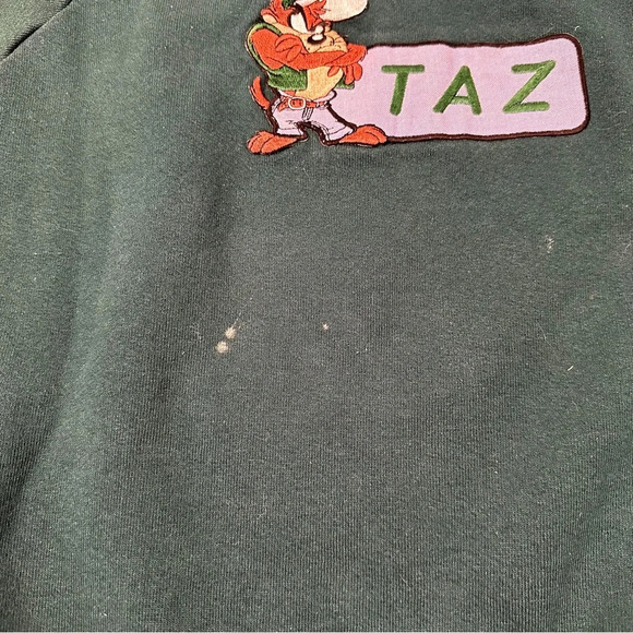 Vintage Y2K Looney Tunes TAZ Crewneck Sweatshirt - Picture 5 of 5